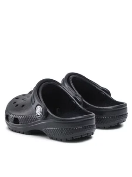 Klasikinės šlepetės Crocs su atvira nosine juoda