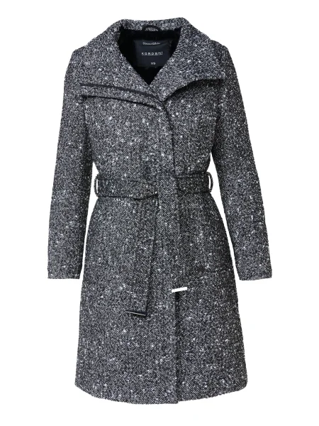 KOROSHI Palton de primăvară-toamnă negru