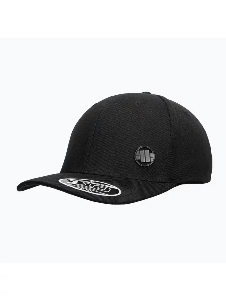 Kšiltovka Pitbull West Coast Snapback Hook & Loop 3D Metal Logo" black černá