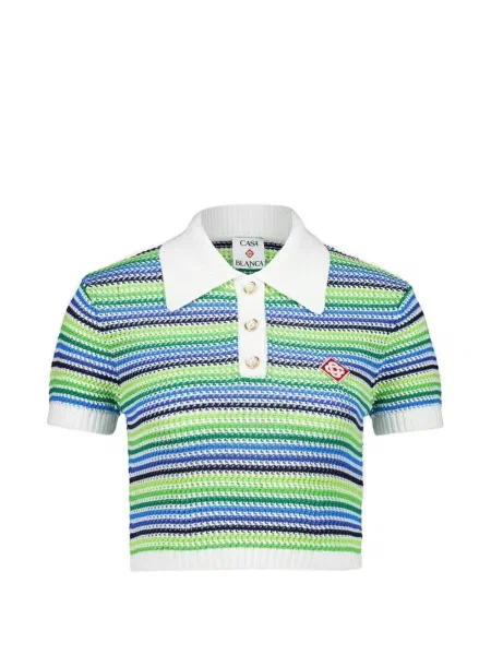 Polo Casablanca cu dungi verde