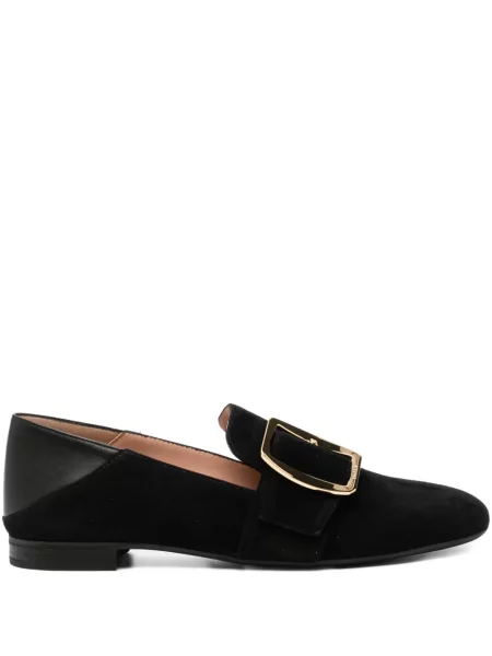 Pantofi loafer Bally cu cataramă negru