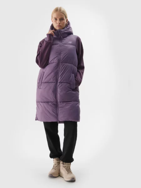 Vestă din puf 4f violet