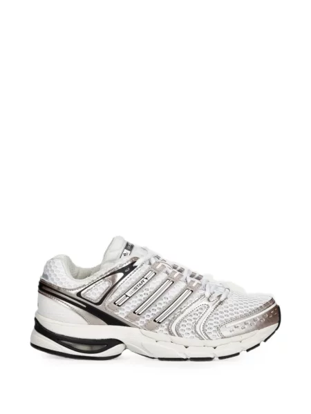 Decupat geacă Adidas cu glugă cu model piele de șarpe alb