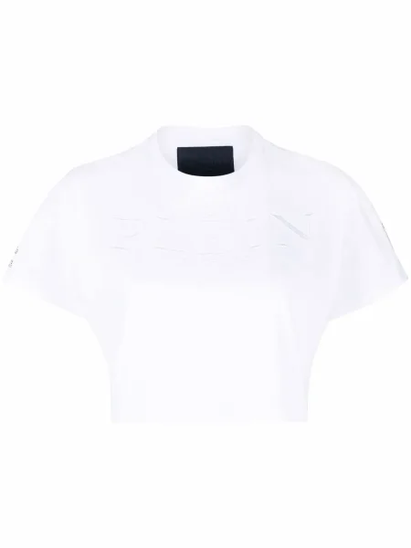 Decupat tricou Philipp Plein alb