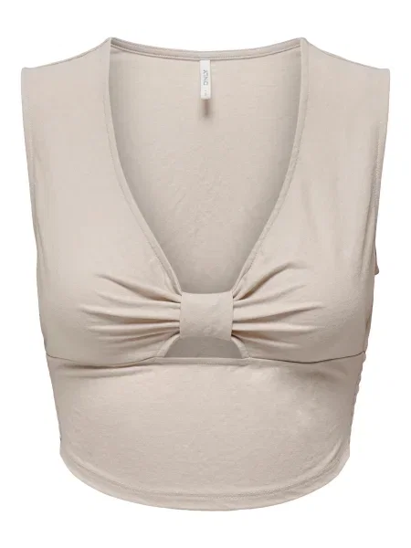 Top Only cu strasuri gri