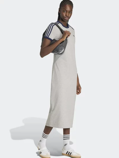 Adidas Originals sukienka z szara