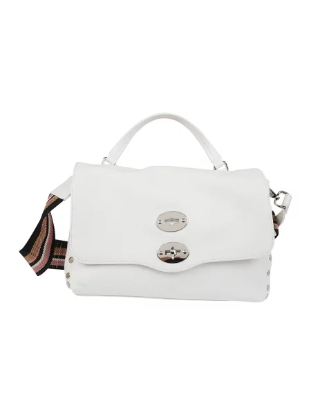 Torebka skórzana Zanellato skórzana biała
