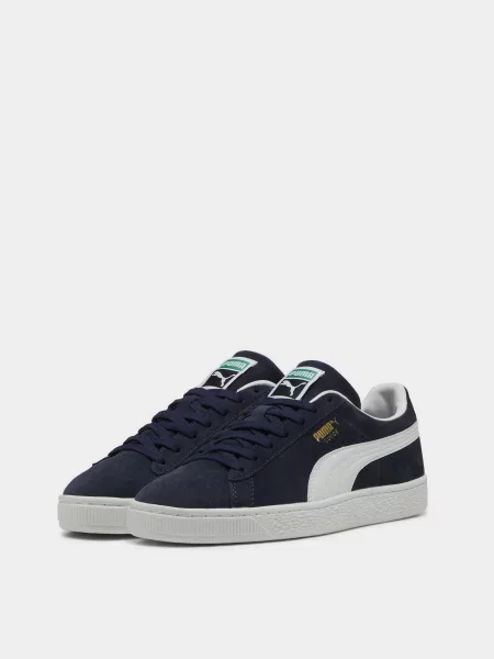 Замшевые классические кеды Puma синие