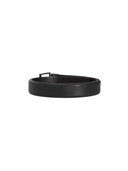 Armani Exchange Pasek czarny brązowy
