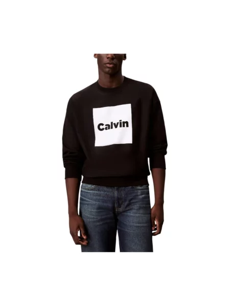 Bluza nierozpinana Calvin Klein czarna