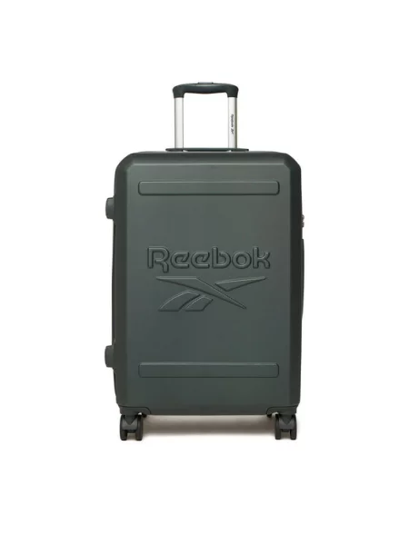 Reebok Walizka średnia -GREEN ciemny zielony