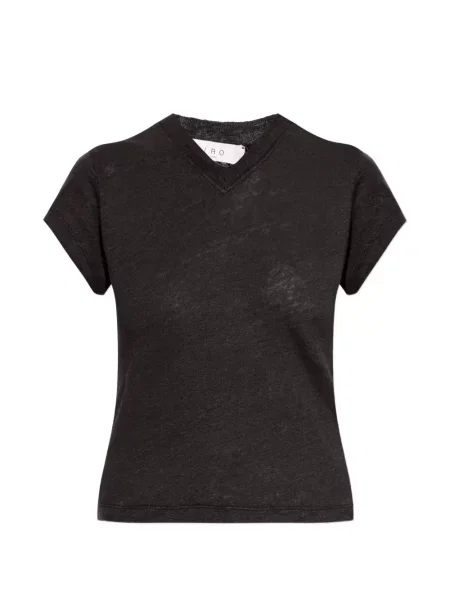 Tricou Iro de in cu decolteu în V negru