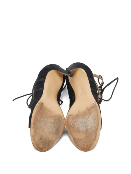 Sandale Gianvito Rossi din piele de căprioară negru