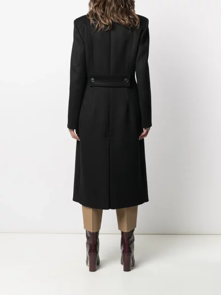 Palton Alberta Ferretti de lână negru