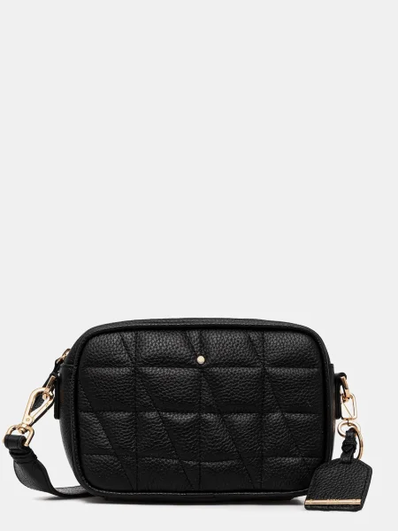 Usnjena torbica Geox NARCISIA črna