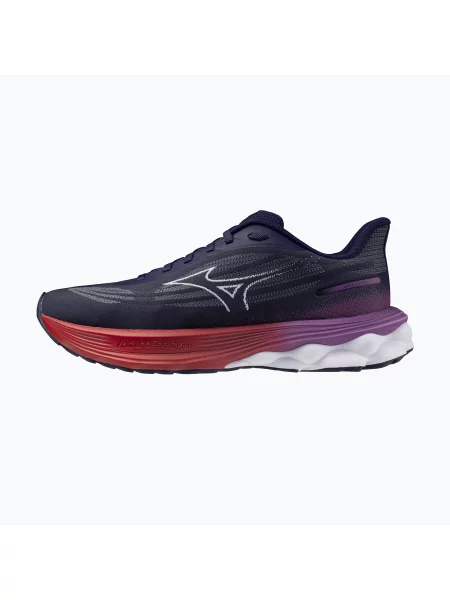 Încălțăminte de alergare pentru femei Mizuno Wave Skyrise 7 rhodonite/white/tomato puree alb
