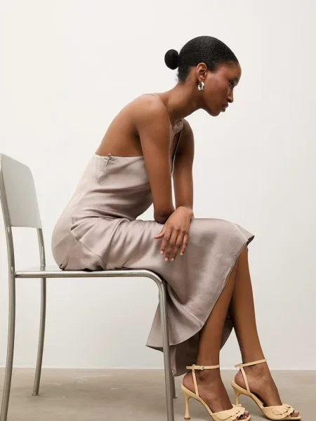 Кожаные босоножки Answear.lab на шпильке