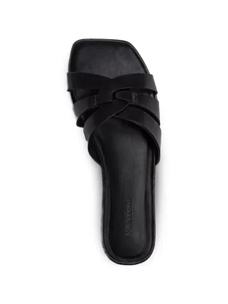 Oxford Bernardo din țesătură twill negru