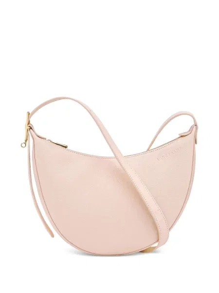 Geanta de piele Longchamp din piele roz