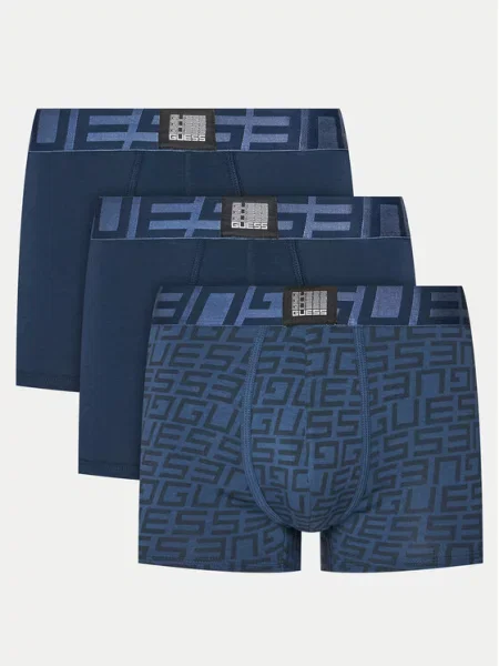 Σετ μποξεράκια 3 τμχ Guess μπλε