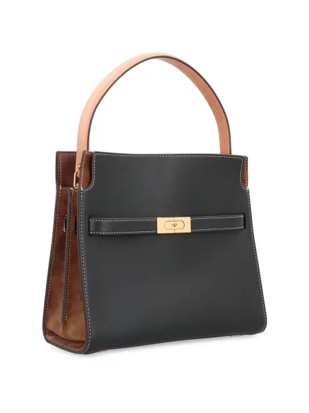 Torebka skórzana Tory Burch skórzana czarna