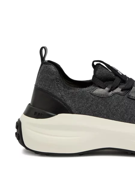 Fűzős csipkés sneaker Tod's szürke
