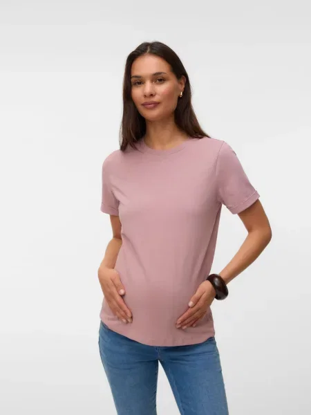 MAMALICIOUS Tričko MLNew Eva' ružová