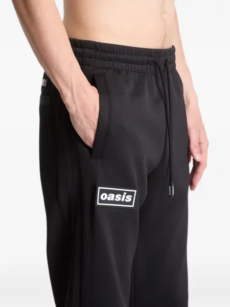 Pantaloni Pleasures alergare negru