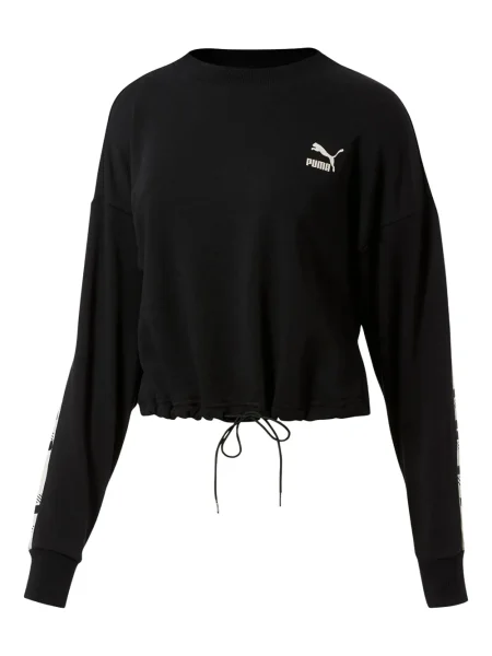 Hanorac crewneck Puma negru
