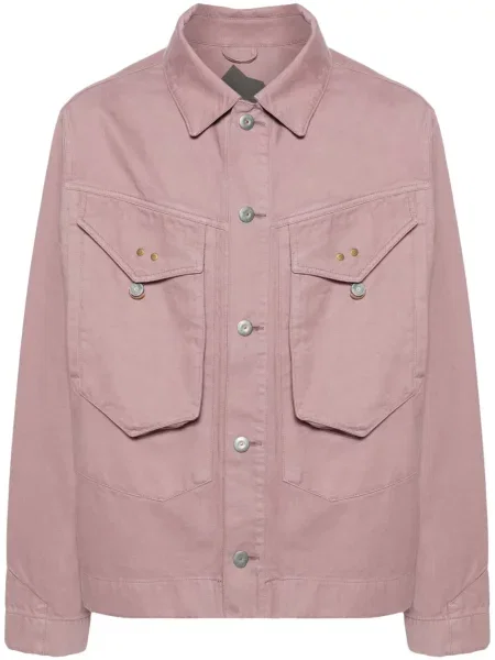 Kurtka jeansowa Objects Iv Life różowa