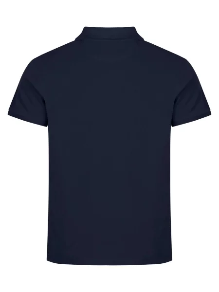 Clique Heavy Premium Polo z czesanego bawełny dark navy niebieska