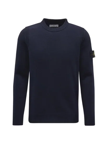 Pulover Stone Island cu strasuri albastru