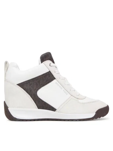 Tenisice MICHAEL Michael Kors Nikko S2 Wedge Trainer bijela