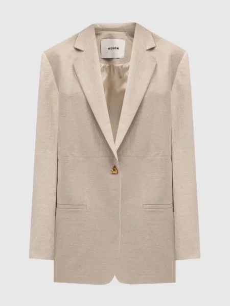 Жакет Mercedes з льоном Aeron бежевий