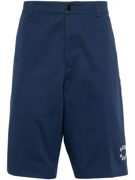 Bermuda kratke hlače Kenzo s vezom plava