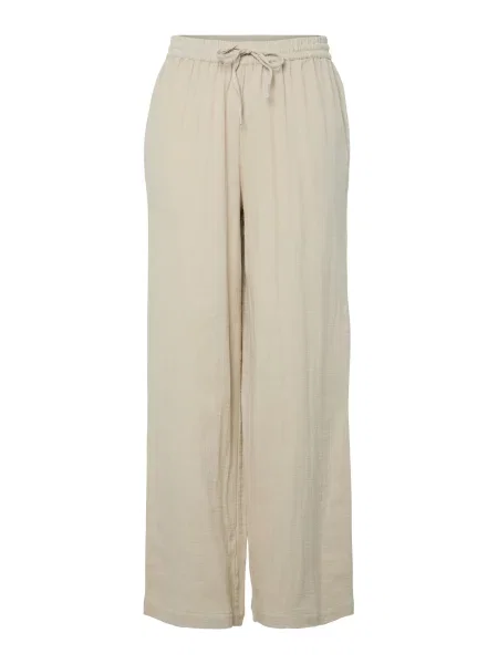 PIECES Pantaloni PCSASTINA argintiu gri