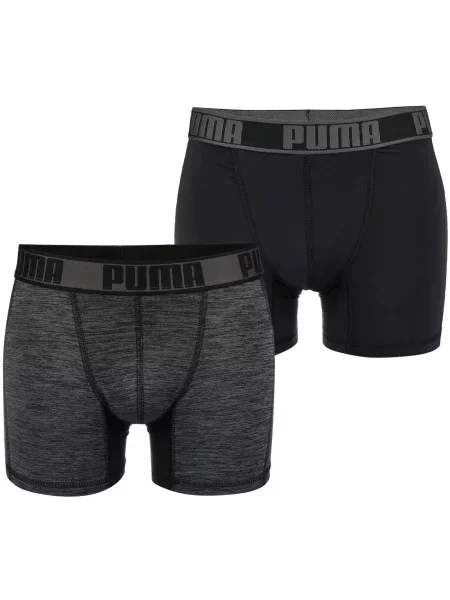 Bokserki majtki 2 pary PUMA ACTIVE STYLE czarne