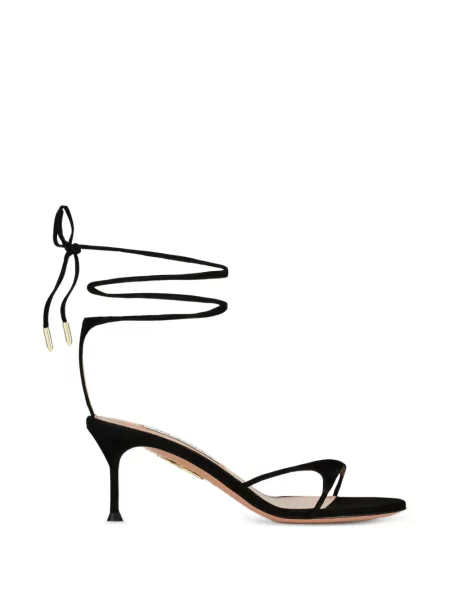 Szarvasbőr bikini Aquazzura fekete