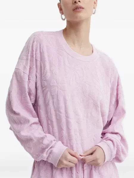 Pulover Billabong cu model floral roz