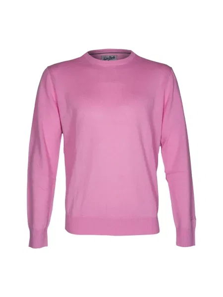 Sweter Mc2 Saint Barth wełniany różowy