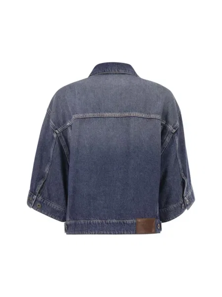 Kurtka jeansowa Weekend Max Mara niebieska