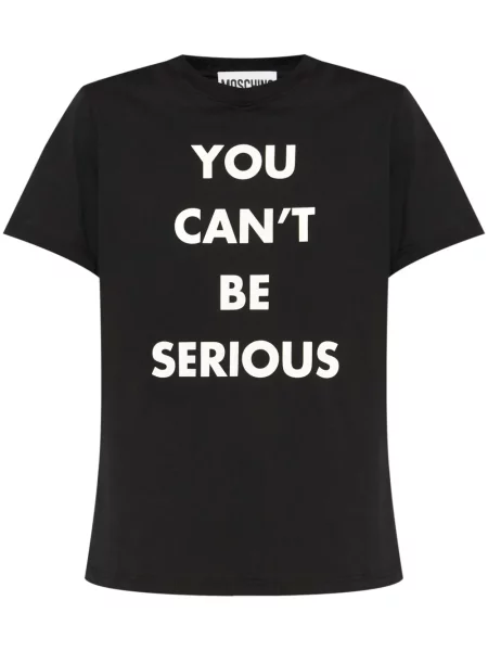 Tricou Moschino cu imagine negru