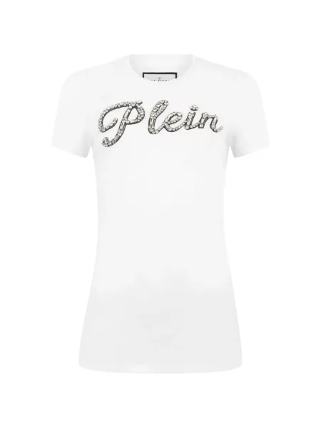Tricou Philipp Plein cu autograf alb