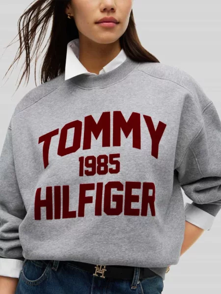 Sweter o kroju relaxed fit z mieszanki bawełny Tommy Hilfiger