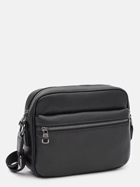 Кожаная сумка через плечо Ricco Grande черная