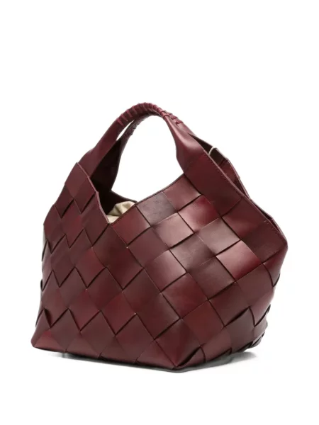 Geantă shopper Dragon Diffusion din piele roșu