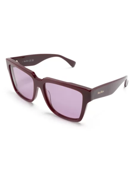 Ochelari de soare Max Mara Eyewear cu autograf roșu
