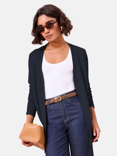 Friends Like These Geacă tricotată bleumarin