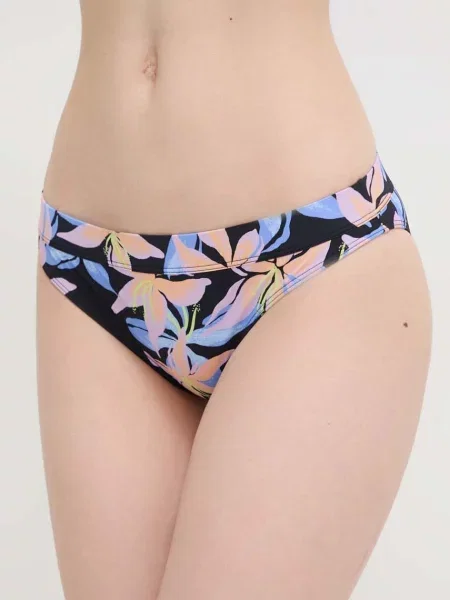 Olcsóbban. Fürdőruha alsó ROXY Active Bikini anthracite kiss. Méret: XS