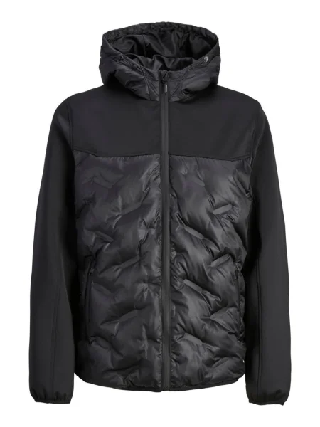 JACK & JONES Geacă de primăvară-toamnă negru